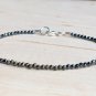 Hematite & Pyrite Round 2mm Faceted beads adjustable stacking bracelet | STK-3524