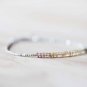 Imperial Topaz Rondelle 3mm Faceted beads adjustable stacking bracelet | STK-3645