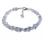 Moonstone Nugget Tumble 4-6mm Rough beads adjustable stacking bracelet | STK-4595