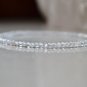 Rainbow Moonstone Round 2mm Faceted beads adjustable stacking bracelet | STK-5192