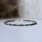 African Turquoise Round 2.5mm Smooth beads adjustable stacking bracelet | STK-0032