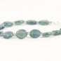Amethyst & Kyanite Mix 2-10mm Smooth beads adjustable stacking bracelet | STK-0417