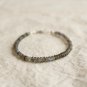 Labradorite Rondelle 3-3.5mm Faceted beads adjustable stacking bracelet | STK-3855