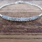 Labradorite Rondelle 3.5-4mm Faceted beads adjustable stacking bracelet | STK-3919