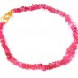 Burma Red Spinel Tumble 4-9mm Smooth beads adjustable stacking bracelet | STK-1795