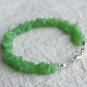 Chrysoprase Nugget Chips 7-9mm Smooth beads adjustable stacking bracelet | STK-2076