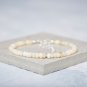 Ethiopian Opal Rondelle 3.5mm Faceted beads adjustable stacking bracelet | STK-2717