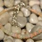 Ethiopian Opal Rondelle 2-3.5mm Smooth beads adjustable stacking bracelet | STK-2701
