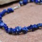 Lapis Lazuli Nugget Chips 3-7mm Smooth beads adjustable stacking bracelet | STK-4149