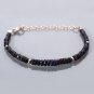 Ethiopian Opal Rondelle 3.5-5mm Faceted beads adjustable stacking bracelet | STK-2642