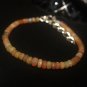 Ethiopian Opal Rondelle 3-4.5mm Faceted beads adjustable stacking bracelet | STK-2713
