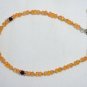 Garnet & Carnelian Rondelle 3mm Faceted beads adjustable stacking bracelet | STK-3136