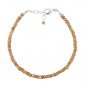 Chocolate Moonstone Rondelle 3-3.5mm Faceted beads adjustable stacking bracelet | STK-1980