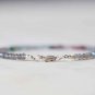 Labradorite & Multi Sapphire Rondelle 3mm Faceted beads adjustable stacking bracelet | STK-4099