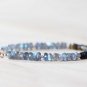 Labradorite & Multi Tourmaline Rondelle 4mm Faceted beads adjustable stacking bracelet | STK-4102
