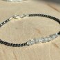 Hematite & Herkimer Diamond Round & Fancy 2-6mm Faceted beads stacking bracelet | STK-3523