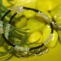 Ethiopian Opal & Black Spinel Rondelle 2-3mm Faceted & Smooth beads stacking bracelet | STK-2734