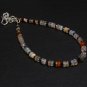 Ethiopian Opal & Black Onyx Round & Rondelle 2-4mm Smooth & Faceted beads bracelet | STK-2729