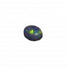 1 Pcs. Of Natural Black Ethiopian Opal Oval Cabochon 7x5mm  loose gemstone. | OW_00474