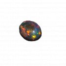 1 Pcs. Of Natural Black Ethiopian Opal Oval Cabochon 7x9mm  loose gemstone. | OW_00529