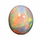 1 Pcs. Of Natural Ethiopian Opal Oval Cabochon 10x12mm loose gemstone. | OW_00890