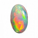 1 Pcs. Of Natural Ethiopian Opal Oval Cabochon 10x12mm loose gemstone. | OW_00891