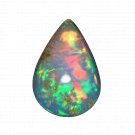 1 Pcs. Of Natural Ethiopian Opal Pear Cabochon 11x8mm loose gemstone. | OW_01025