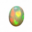 1 Pcs. Of Natural Ethiopian Opal Oval Cabochon 11x9mm loose gemstone. | OW_01028