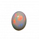 1 Pcs. Of Natural Ethiopian Opal Oval Cabochon 12.2x9.4mm loose gemstone. | OW_01033