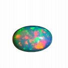 1 Pcs. Of Natural Ethiopian Opal Oval Cabochon 12.4x8.3mm loose gemstone. | OW_01039