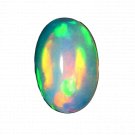 1 Pcs. Of Natural Ethiopian Opal Oval Cabochon 12x8mm loose gemstone. | OW_01050