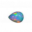 1 Pcs. Of Natural Ethiopian Opal Pear Cabochon 12x8.9mm loose gemstone. | OW_01054