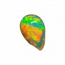 1 Pcs. Of Natural Ethiopian Opal Pear Cabochon 16.5x11x7.5mmloose gemstone. | OW_01132