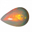 1 Pcs. Of Natural Ethiopian Opal Pear Cabochon 16x11mm loose gemstone. | OW_01135