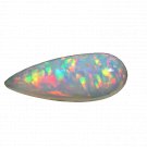 1 Pcs. Of Natural Ethiopian Opal Pear Cabochon 18x8mm loose gemstone. | OW_01160