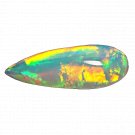 1 Pcs. Of Natural Ethiopian Opal Pear Cabochon 19x8mm loose gemstone. | OW_01167