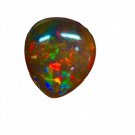 1 Pcs. Of Natural Ethiopian Opal Pear Cabochon 20.5X18X6.3mm loose gemstone. | OW_01170