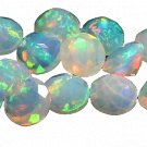 5 Pcs. Of Natural Ethiopian Opal Round  Faceted 3mm loose gemstone. | OW_01192