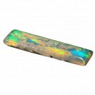 1 Pcs. Of Natural Ethiopian Opal Rectangle Cabochon 33x9mm loose gemstone. | OW_01254