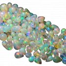 1 Pcs. Of Natural Ethiopian Opal Teardrop Cabochon 3x3-5.5x7.5mm loose gemstone. | OW_01261