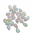 10 Pcs. Of Natural Ethiopian Opal Pear Cabochon 3x5mm loose gemstone. | OW_01318