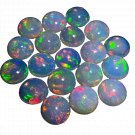 5 Pcs. Of Natural Ethiopian Opal Round Cabochon 5mm loose gemstone. | OW_01539