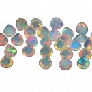 2 Pcs. Of Natural Ethiopian Opal Heart Faceted 5mm loose gemstone. | OW_01561