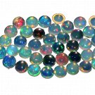 10 Pcs. Of Natural Ethiopian Opal Round Cabochon 5mm loose gemstone. | OW_01567