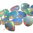 5 Pcs. Of Natural Ethiopian Opal Pear Faceted 5x7mm loose gemstone. | OW_01583