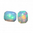 1 Pcs. Of Natural Ethiopian Opal Cushion  Cabochon 5x7mm loose gemstone. | OW_01597