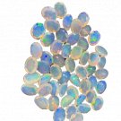 10 Pcs. Of Natural Ethiopian Opal Oval Faceted 5x7mm loose gemstone. | OW_01641