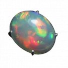 10 Pcs. Of Natural Ethiopian Opal Oval Cabochon 6X8mm loose gemstone. | OW_01837