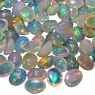 2 Pcs. Of Natural Ethiopian Opal Oval Cabochon 6x8mm loose gemstone. | OW_01895