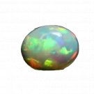 1 Pcs. Of Natural Ethiopian Opal Oval Cabochon 6x8mm  loose gemstone. | OW_01899